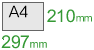 A4(210×297mm)